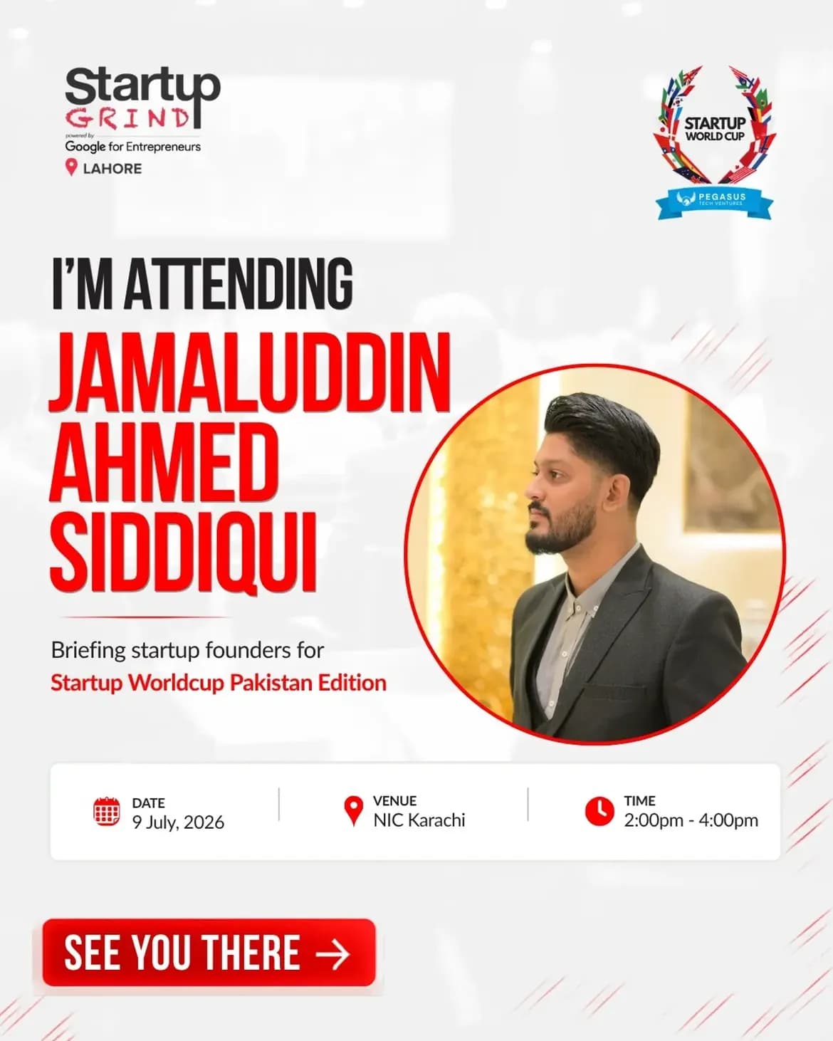 Startup Grind Lahore — Startup World Cup Briefing
